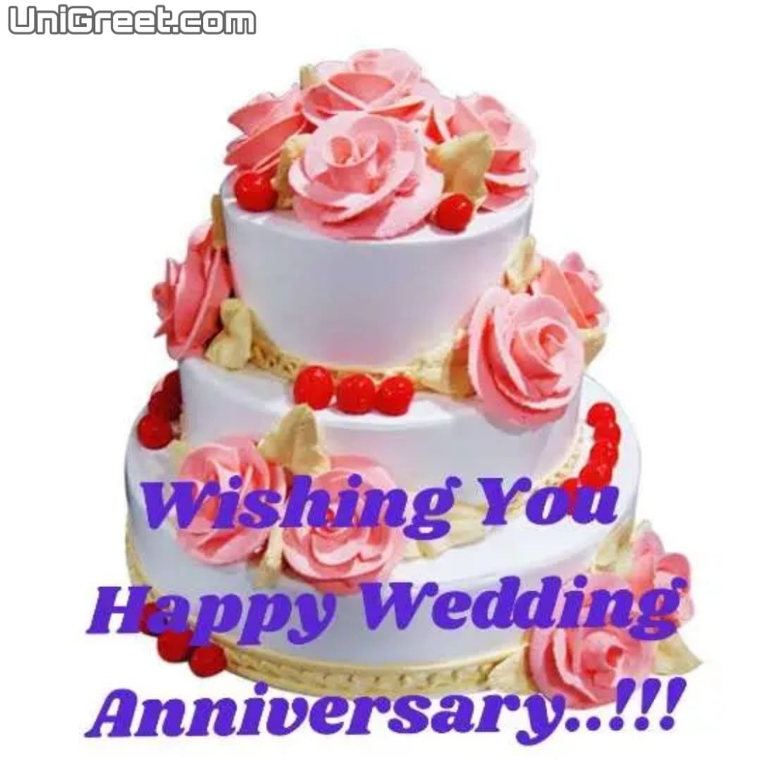 New Best Happy Anniversary Cake Images Messages Quotes In Hindi & Marathi