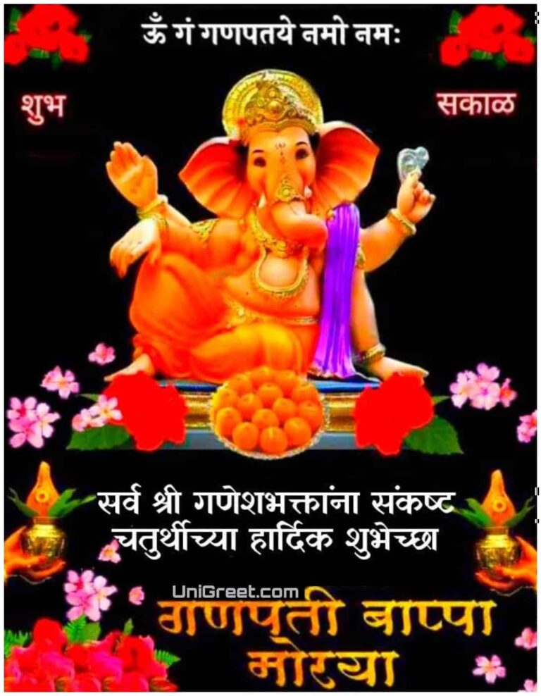 BEST Sankashti Chaturthi Special Status Quotes Wishes Images﻿ Banner ...