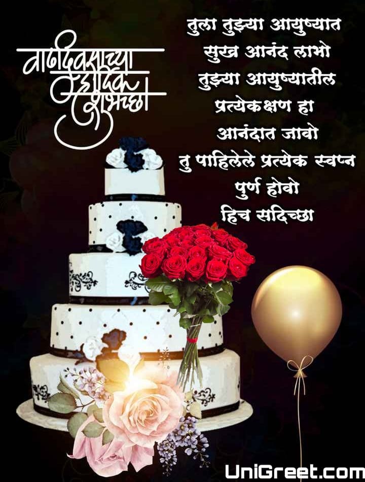 50 Happy Birthday Marathi Images Wishes Status Pics Download