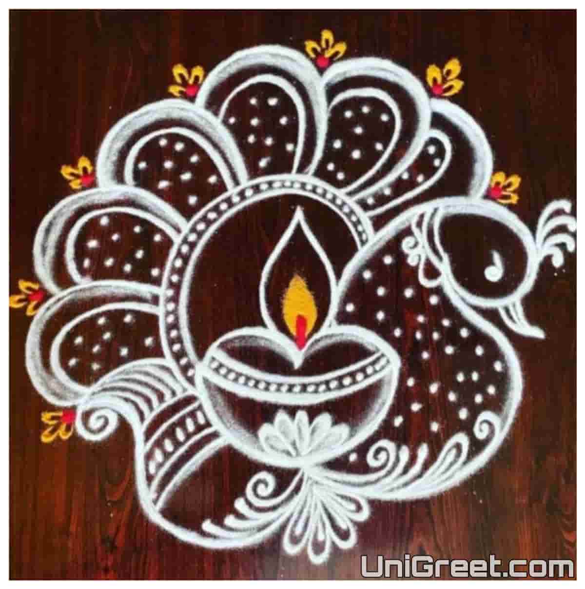 2023 Latest Happy Diwali Rangoli Images Photo Wallpapers Download