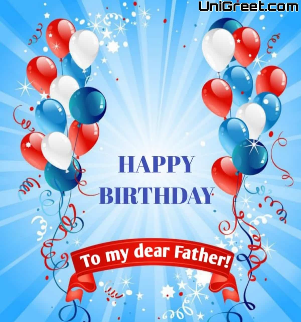 50 Best Happy Birthday Father Wishes Images, For Father / Dad / Papa