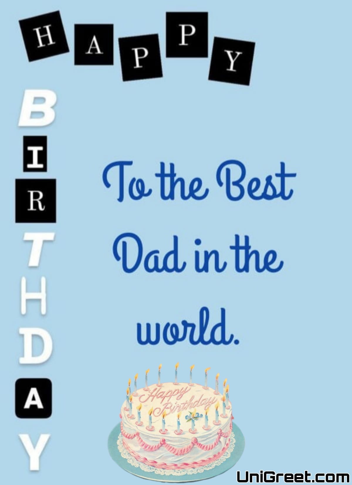 50 Best Happy Birthday Father Wishes Images, For Father / Dad / Papa