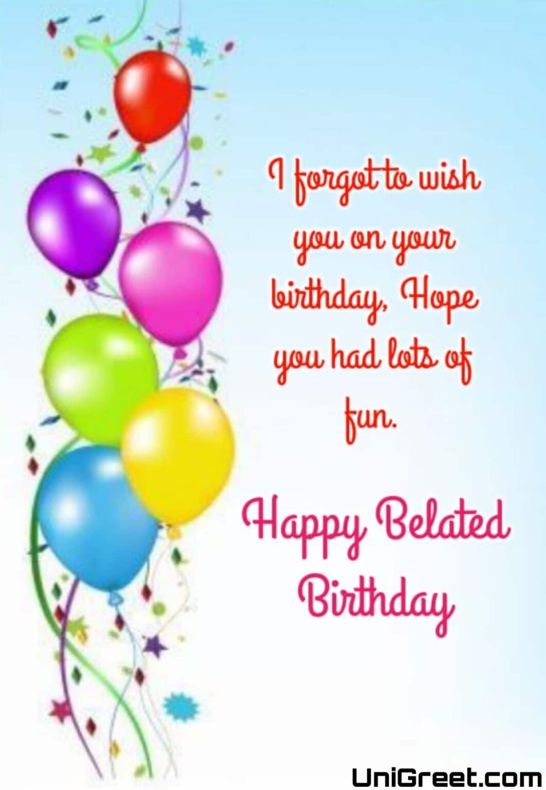 50 Best Belated Happy Birthday Wishes Images Free Download