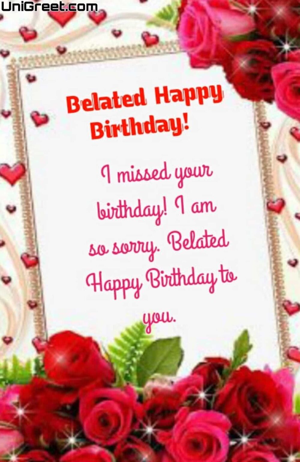 50 Best Belated Happy Birthday Wishes Images Free Download