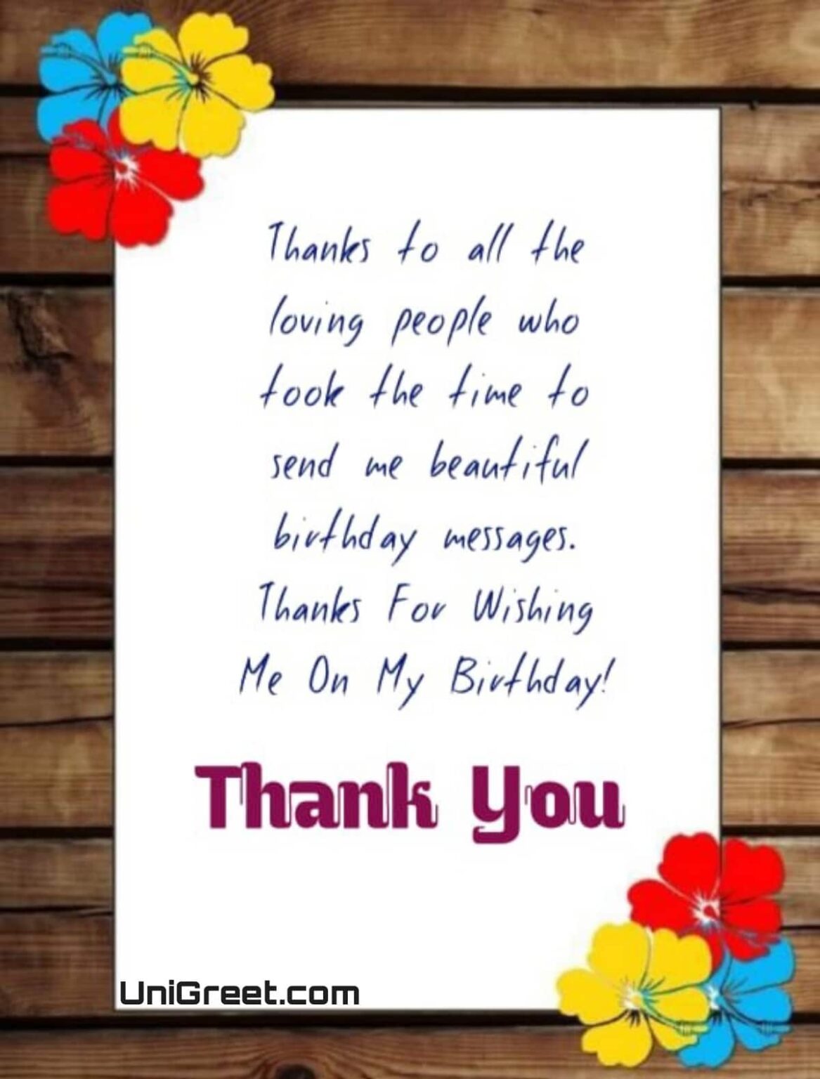 50 Thanks For Birthday Wishes Images | Thank You Messages For Birthday ...