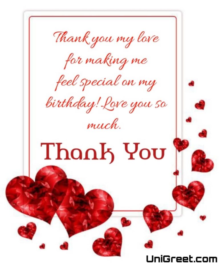 50 Thanks For Birthday Wishes Images | Thank You Messages For Birthday ...