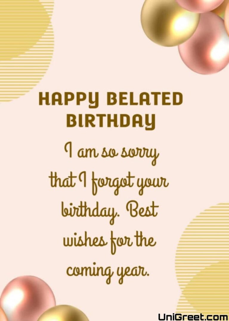 50 Best Belated Happy Birthday Wishes Images Free Download