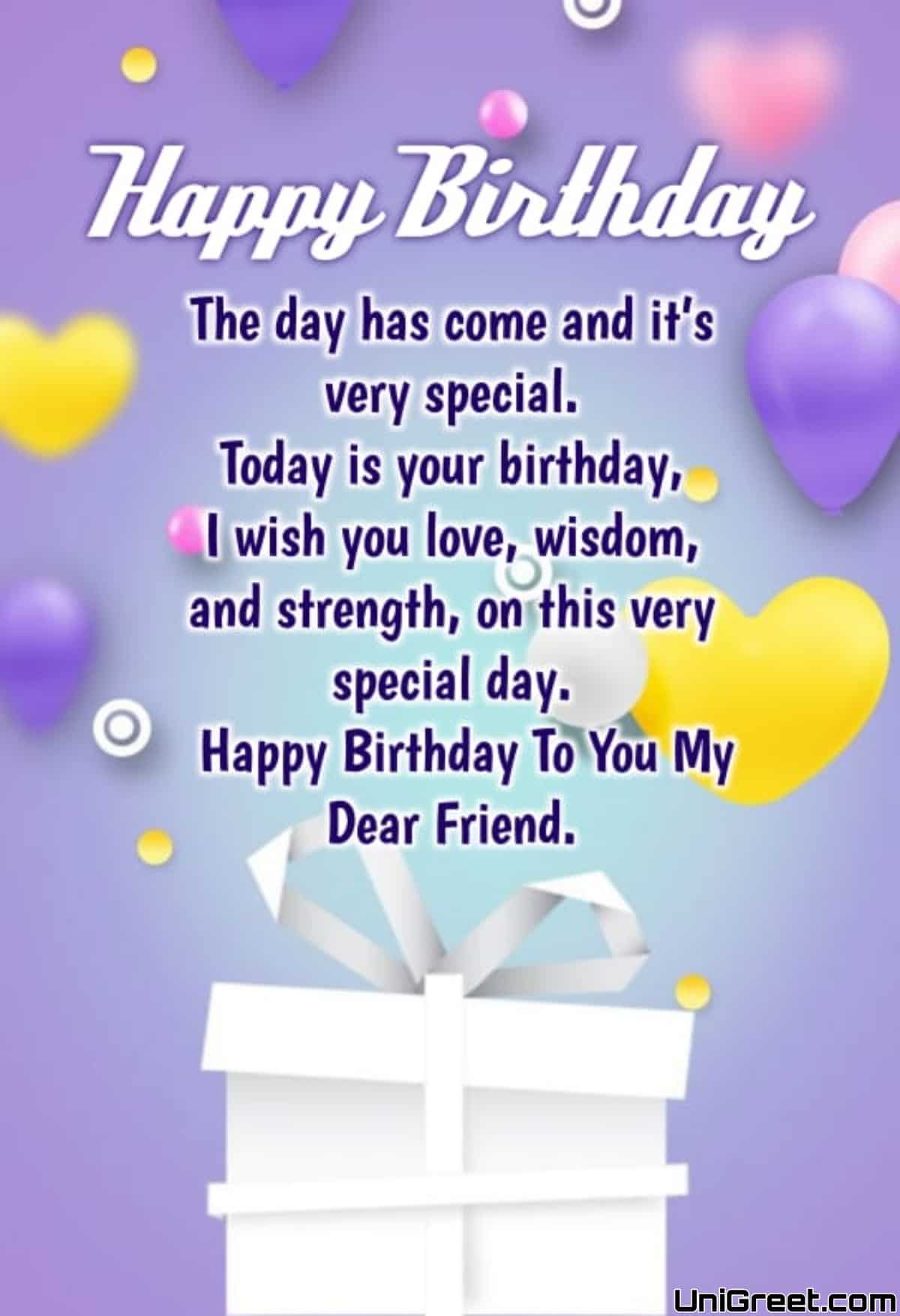 50 Beautiful Happy Birthday Friend Images, Quotes, Wishes, Hd Photos