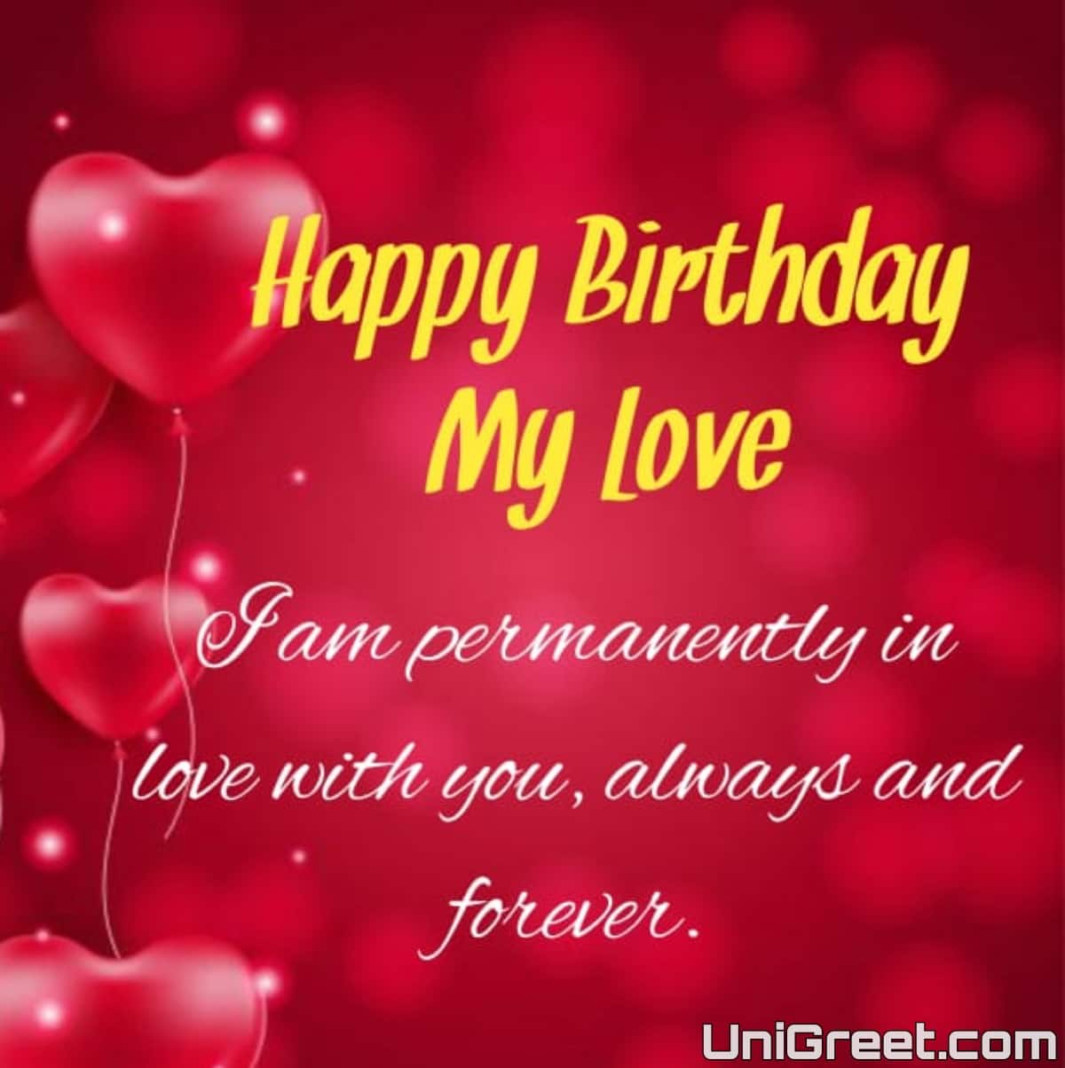 50 Romantic Happy Birthday Wishes Images For Him / Husband / Boyfriend