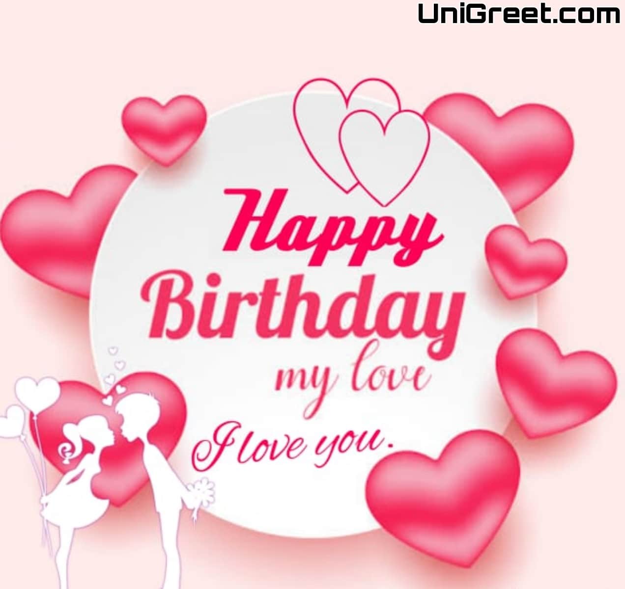 55 Romantic Happy Birthday Wishes Images For Her / Wife / Girlfriend