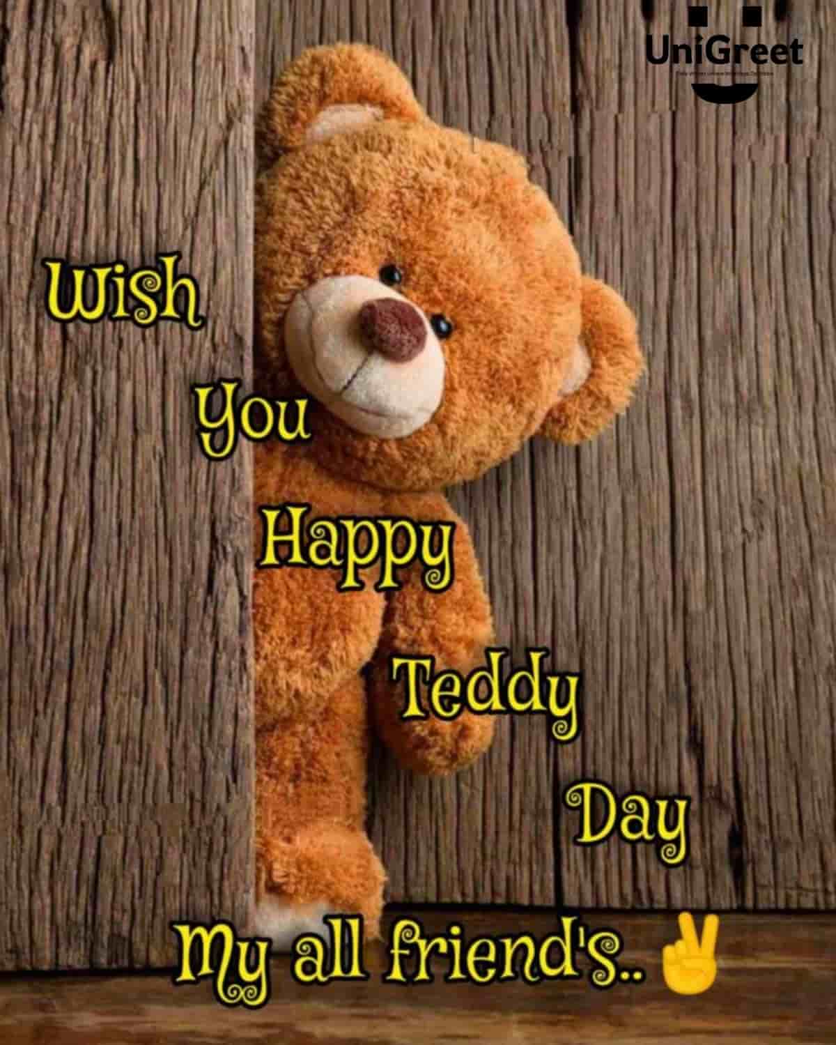 Happy Teddy Day 2023 Wishes Images, Quotes, Status, Pics, Photos Download