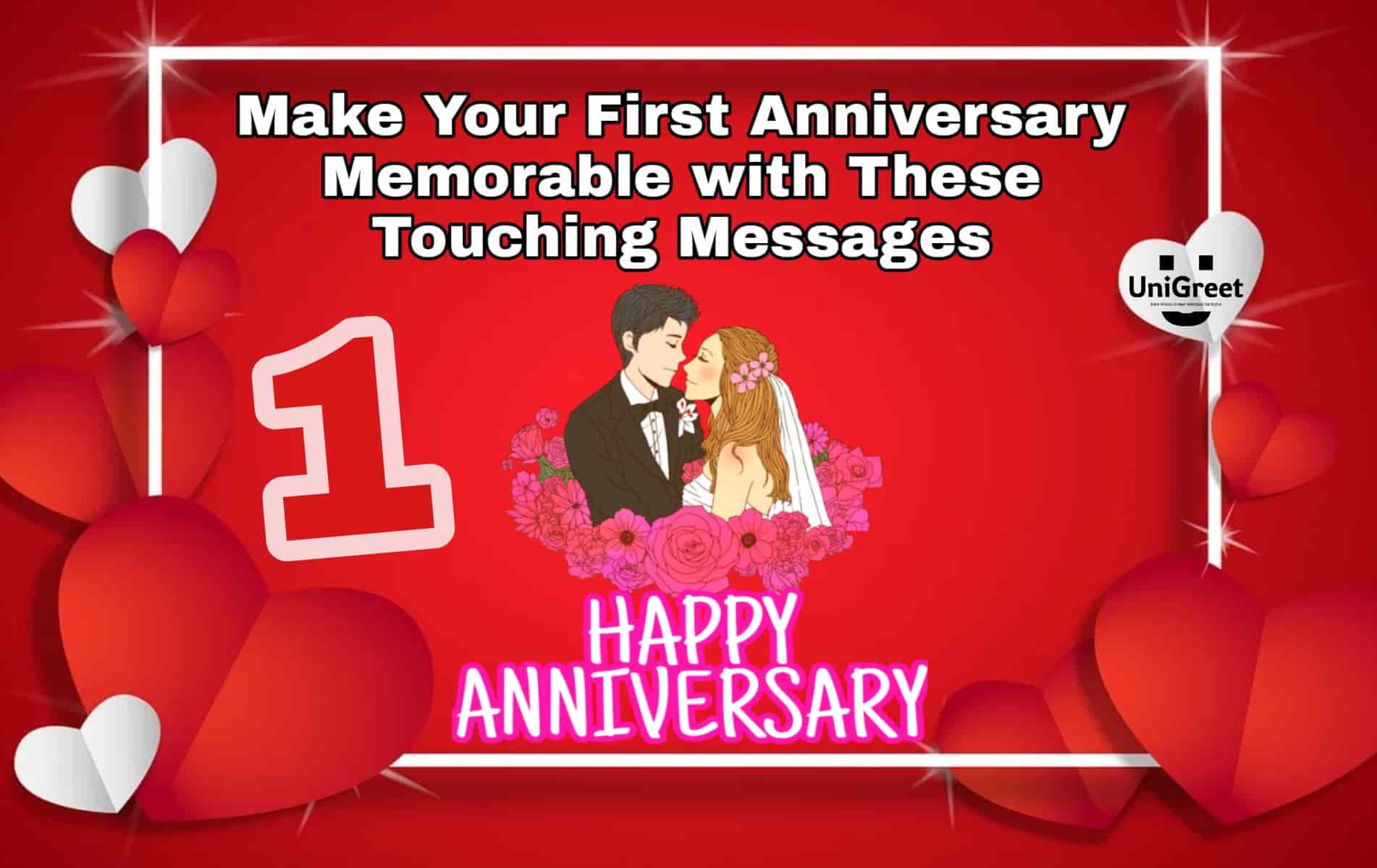 100 Romantic And Unique First Anniversary Messages For Your Husband 